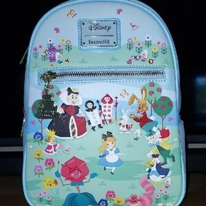 Loungefly Disney Alice in Wonderland Blue Backpack